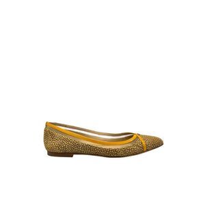 Borbonese Yellow Leather Women Women's Sandal